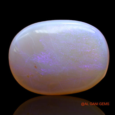 Natural Untreated Fire Opal Loose Gemstone Oval Cabochon From Australia 11.00 Cts 19x14x6 mm AC-62