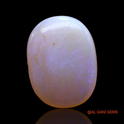 Natural Untreated Fire Opal Loose Gemstone Oval Cabochon From Australia 11.00 Cts 19x14x6 mm AC-62