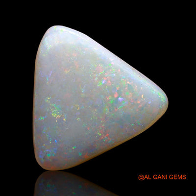 3.60 Cts Natural Australian Fire Opal Loose Gemstone Trillion Cabochon 14x13x3 mm AC-630
