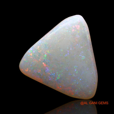 3.60 Cts Natural Australian Fire Opal Loose Gemstone Trillion Cabochon 14x13x3 mm AC-630