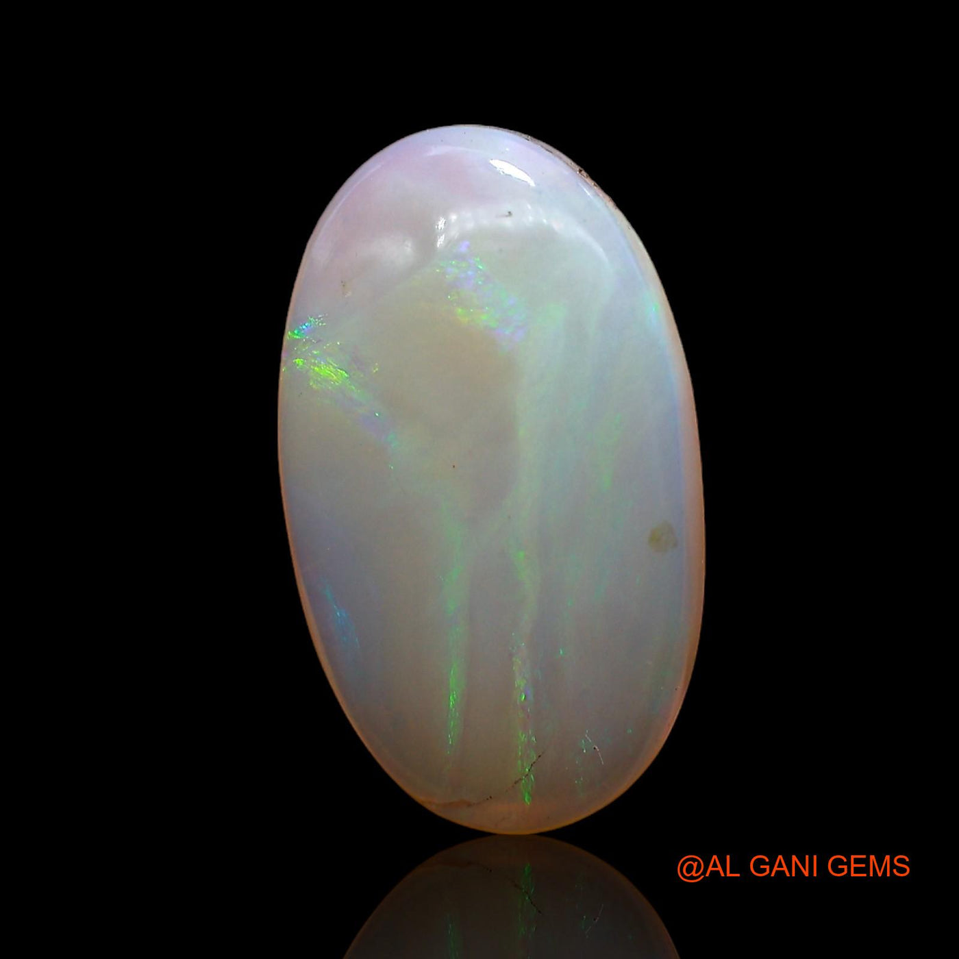 4.00 Cts Natural Australian Fire Opal Loose Gemstone Oval Cabochon 17x10x3 mm AC-631