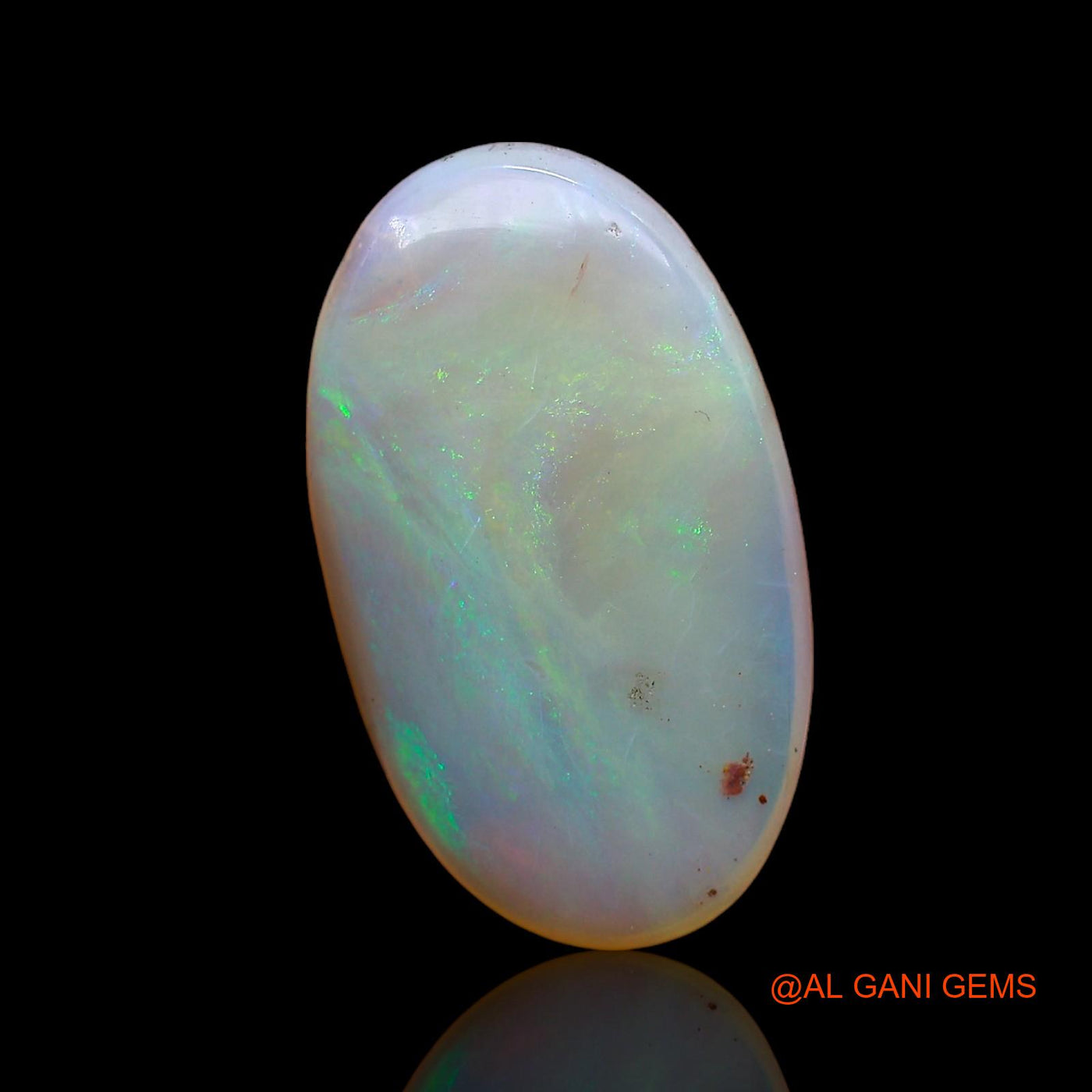 4.00 Cts Natural Australian Fire Opal Loose Gemstone Oval Cabochon 17x10x3 mm AC-631