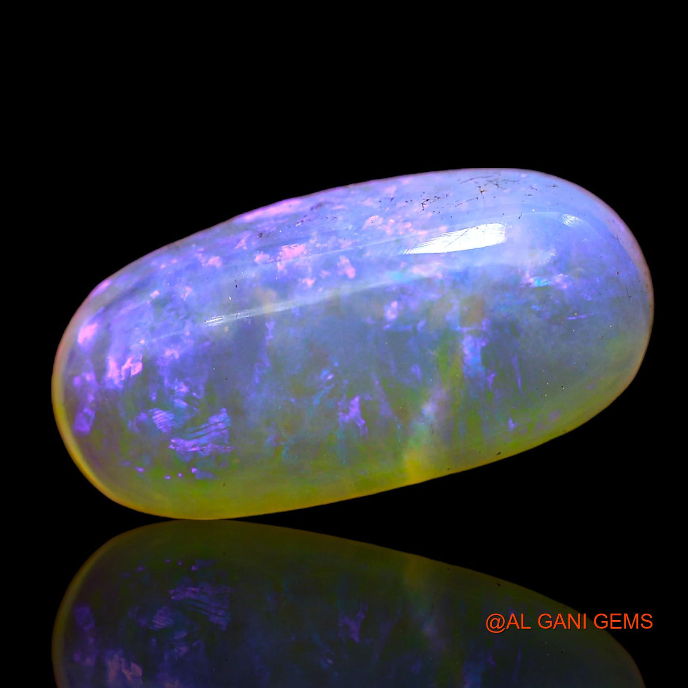 6.00 Cts Natural Australian Fire Opal Loose Gemstone Oval Cabochon 17x8x6 mm AC-632