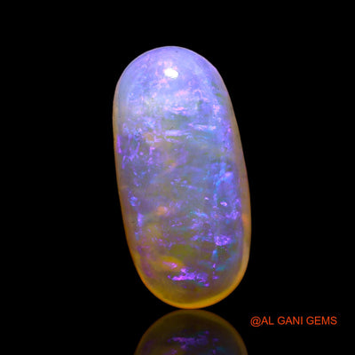 6.00 Cts Natural Australian Fire Opal Loose Gemstone Oval Cabochon 17x8x6 mm AC-632