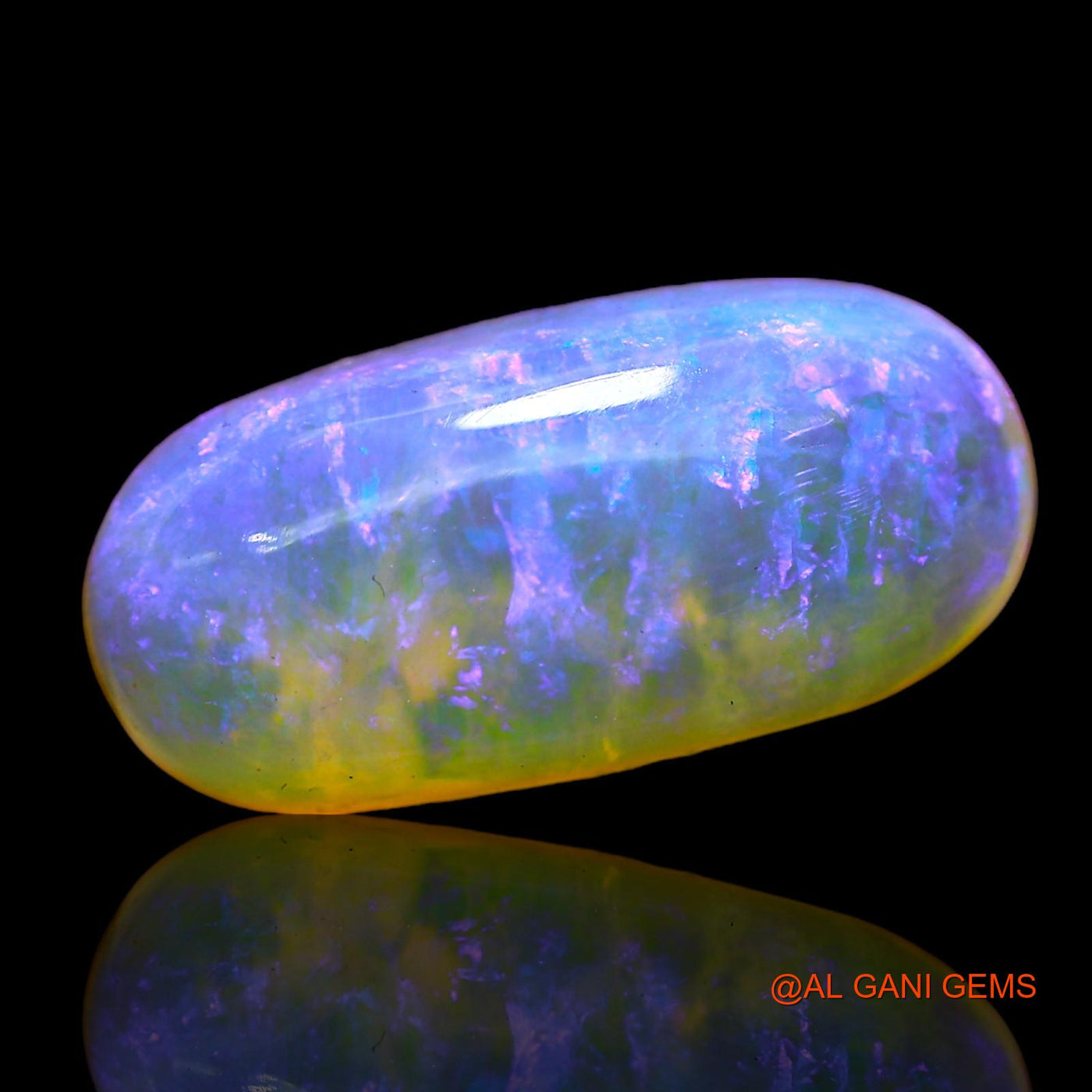 6.00 Cts Natural Australian Fire Opal Loose Gemstone Oval Cabochon 17x8x6 mm AC-632