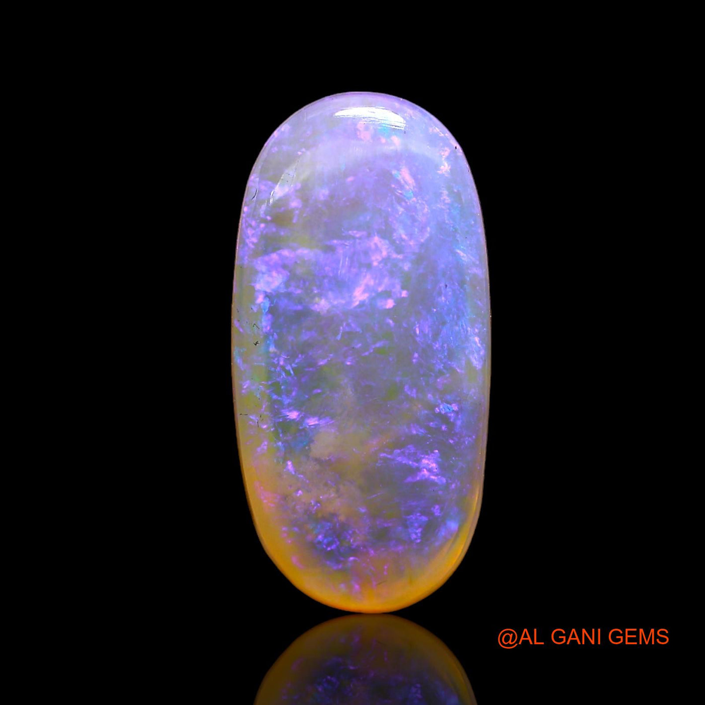 6.00 Cts Natural Australian Fire Opal Loose Gemstone Oval Cabochon 17x8x6 mm AC-632