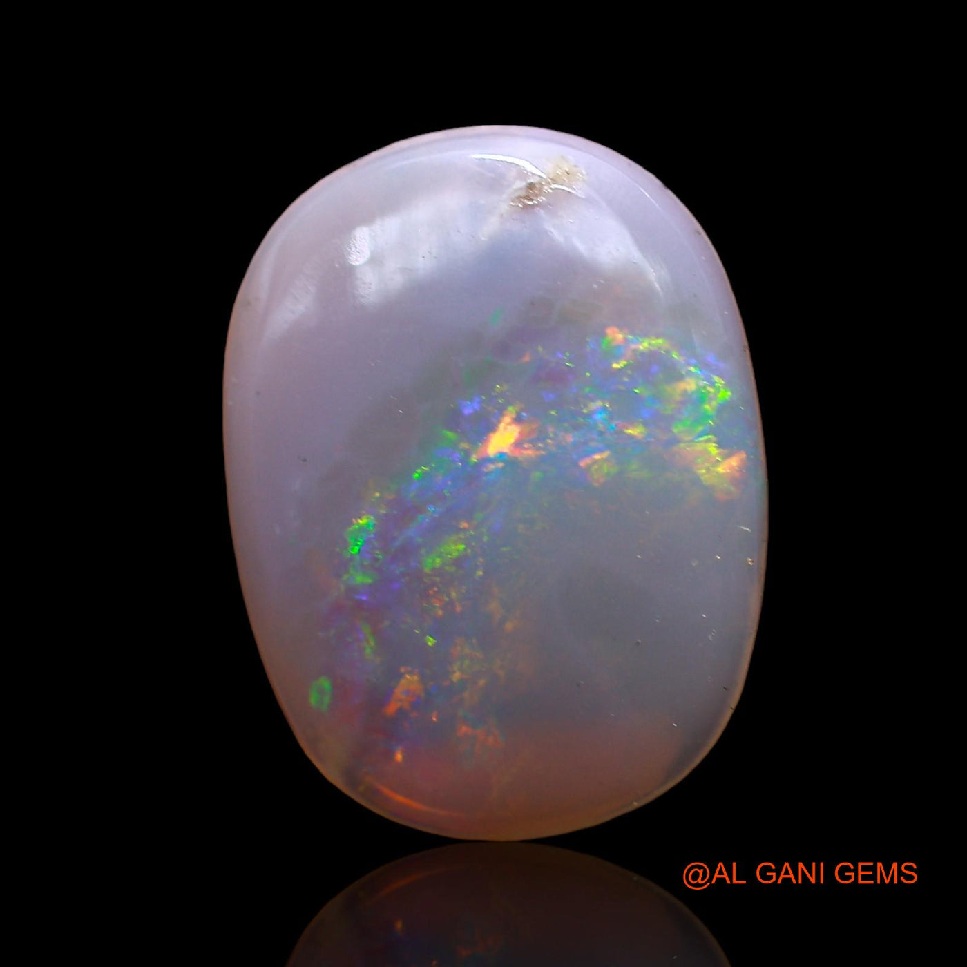3.10 Cts Natural Australian Fire Opal Loose Gemstone Oval Cabochon 15x11x2 mm AC-636