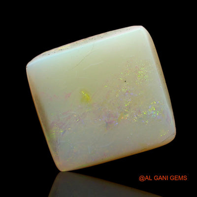 5.65 Cts Natural Australian Fire Opal Loose Gemstone Square Cabochon 12x12x4 mm AC-637