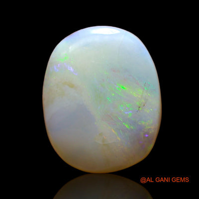 4.35 Cts Natural Australian Fire Opal Oval Cabochon Loose Gemstone For Jewelry 14x11x3 mm AC-638