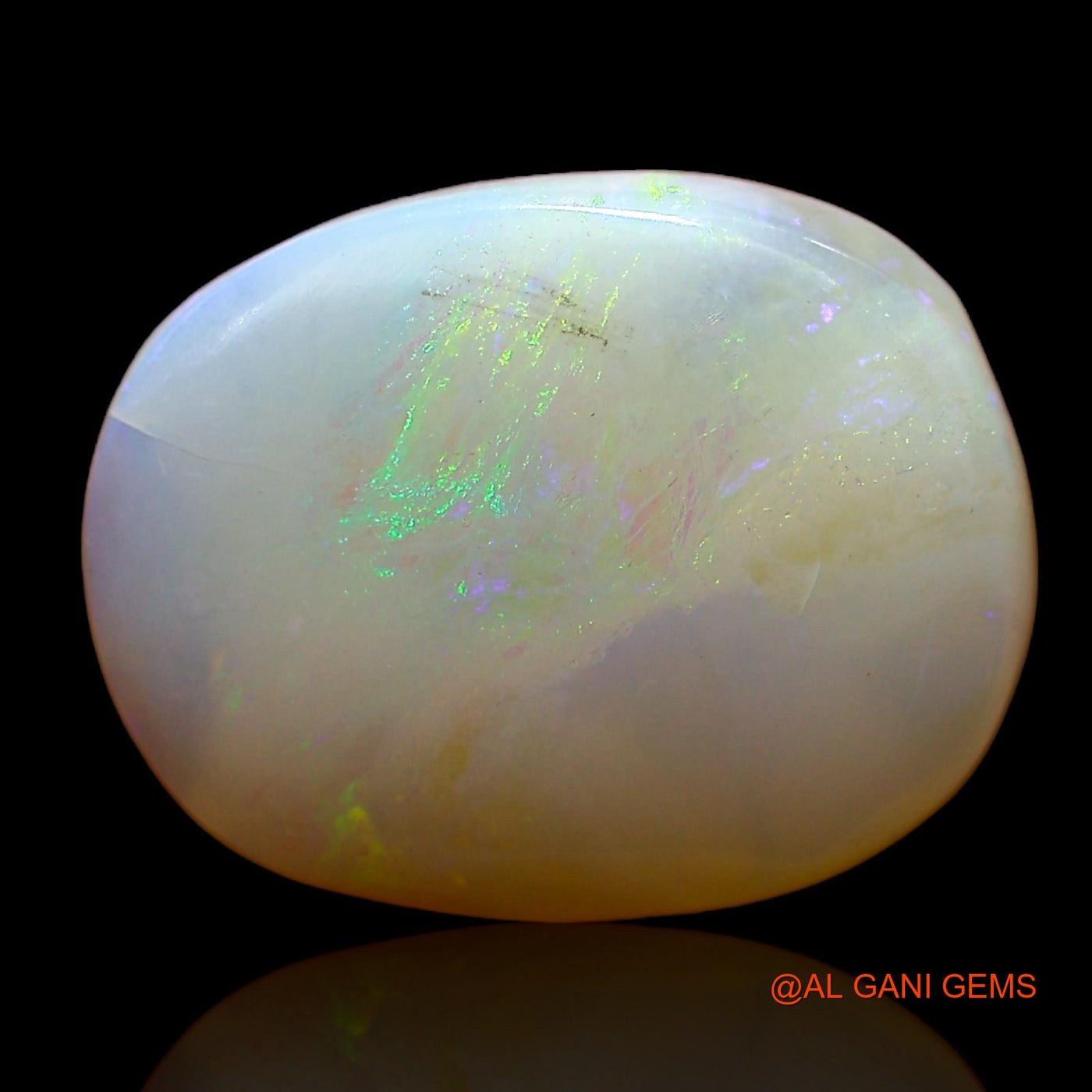 4.35 Cts Natural Australian Fire Opal Oval Cabochon Loose Gemstone For Jewelry 14x11x3 mm AC-638