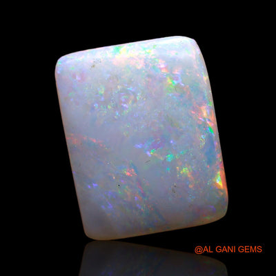 Natural Untreated Fire Opal Loose Gemstone Square Cabochon From Australia 3.00 Cts 13x10x2 mm AC-639