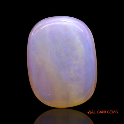 Natural Fire Opal Gemstone 8.00 Cts Loose Oval Cabochon From Australia 18x14x4 mm AC-63