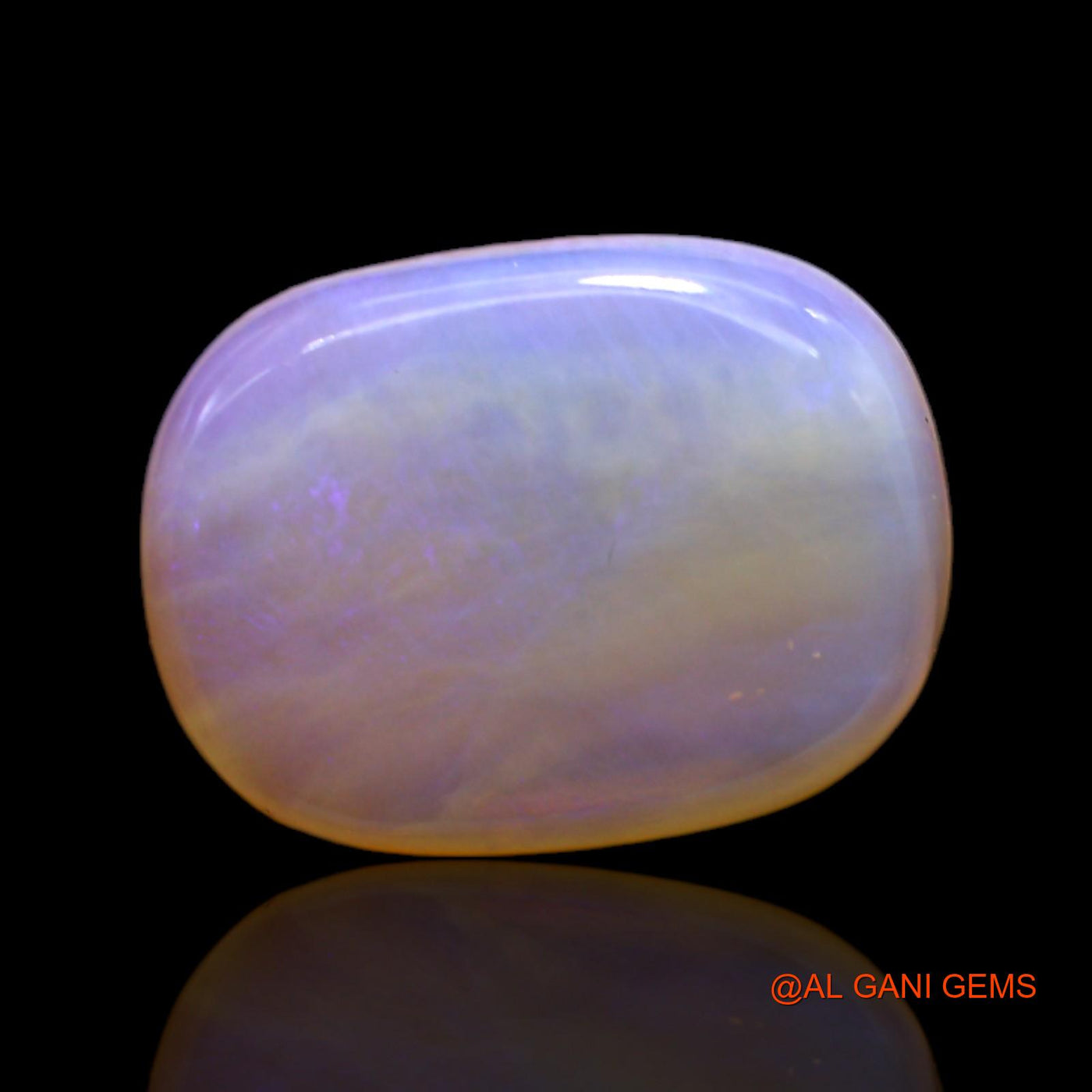 Natural Fire Opal Gemstone 8.00 Cts Loose Oval Cabochon From Australia 18x14x4 mm AC-63
