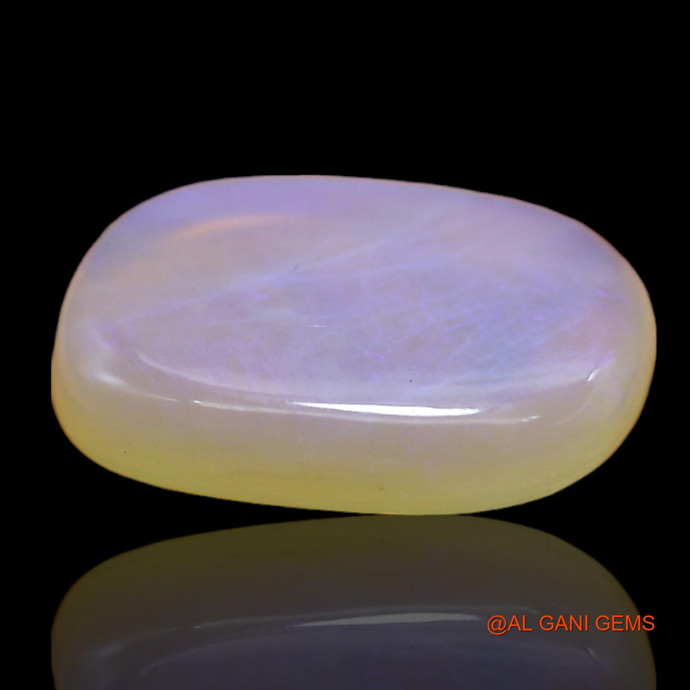 Natural Fire Opal Gemstone 8.00 Cts Loose Oval Cabochon From Australia 18x14x4 mm AC-63