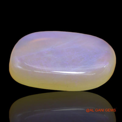 Natural Fire Opal Gemstone 8.00 Cts Loose Oval Cabochon From Australia 18x14x4 mm AC-63