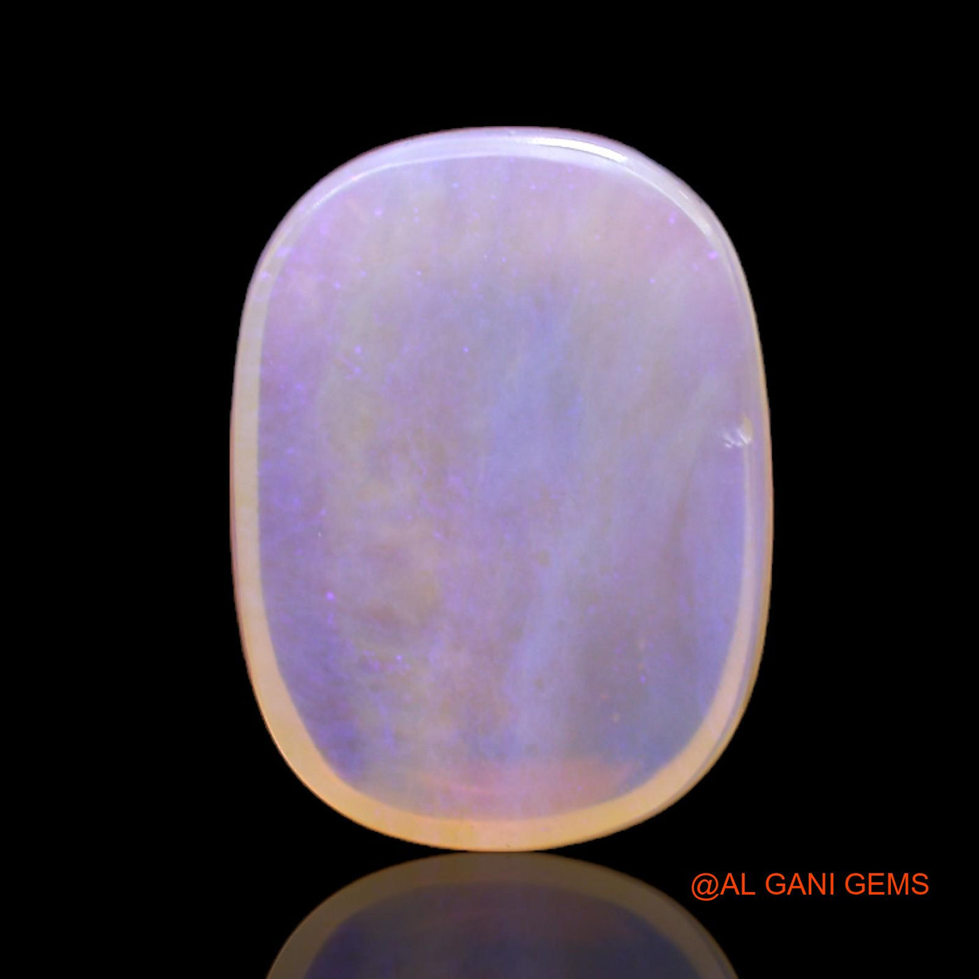 Natural Fire Opal Gemstone 8.00 Cts Loose Oval Cabochon From Australia 18x14x4 mm AC-63