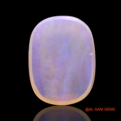 Natural Fire Opal Gemstone 8.00 Cts Loose Oval Cabochon From Australia 18x14x4 mm AC-63