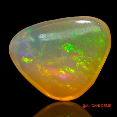 4.40 Cts Unheated Australian Fire Opal Loose Gemstone Trillion Cabochon Natural 14x11x5 mm AC-640
