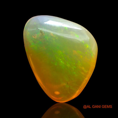 4.40 Cts Unheated Australian Fire Opal Loose Gemstone Trillion Cabochon Natural 14x11x5 mm AC-640