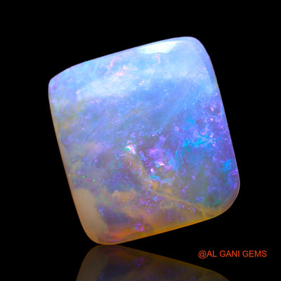4.20 Cts Natural Australian Fire Opal Loose Gemstone Square Cabochon 12x11x4 mm AC-641