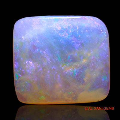 4.20 Cts Natural Australian Fire Opal Loose Gemstone Square Cabochon 12x11x4 mm AC-641