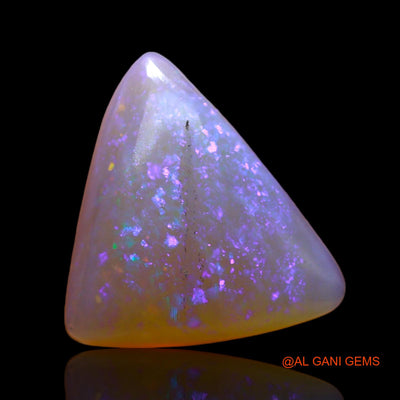 Natural Fire Opal Gemstone 4.00 Cts Loose Trillion Cabochon From Australia 14x11x4 mm AC-644