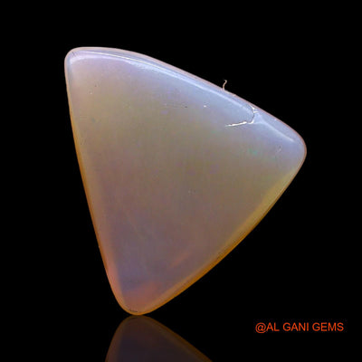 Natural Fire Opal Gemstone 4.00 Cts Loose Trillion Cabochon From Australia 14x11x4 mm AC-644