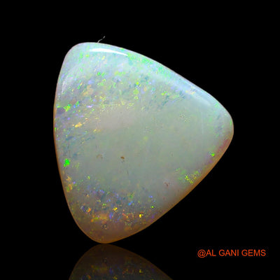 Natural Fire Opal Gemstone 3.10 Cts Loose Trillion Cabochon From Australia 12x12x3 mm AC-645