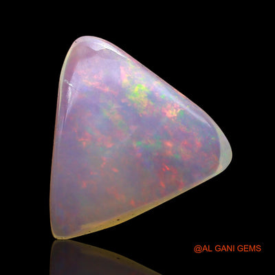 3.00 Cts Natural Australian Fire Opal Loose Gemstone Trillion Cabochon 13x12x3 mm AC-646