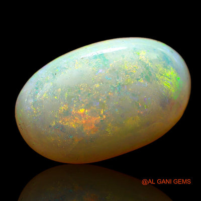 3.40 Cts Natural Australian Fire Opal Loose Gemstone Oval Cabochon 14x9x3 mm AC-647