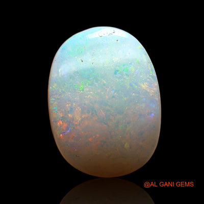 3.65 Cts Natural Australian Fire Opal Oval Cabochon Loose Gemstone For Jewelry 13x10x4 mm AC-649