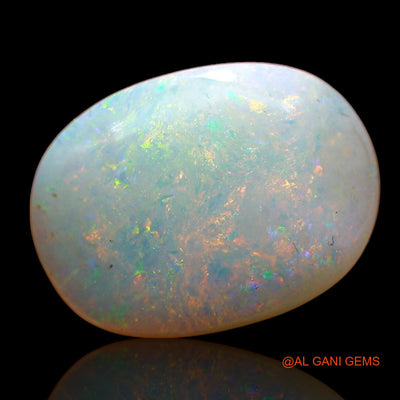 3.65 Cts Natural Australian Fire Opal Oval Cabochon Loose Gemstone For Jewelry 13x10x4 mm AC-649