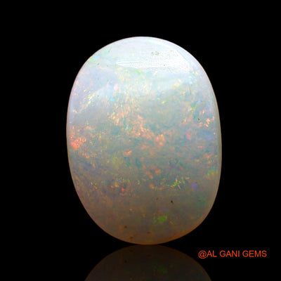 3.65 Cts Natural Australian Fire Opal Oval Cabochon Loose Gemstone For Jewelry 13x10x4 mm AC-649