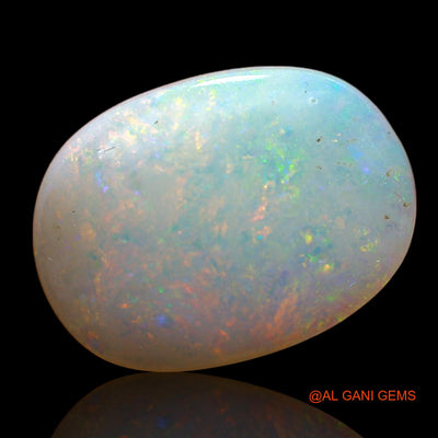 3.65 Cts Natural Australian Fire Opal Oval Cabochon Loose Gemstone For Jewelry 13x10x4 mm AC-649