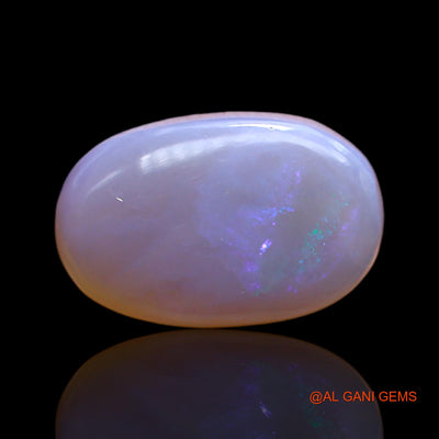Natural Fire Opal Gemstone 11.00 Cts Loose Oval Cabochon From Australia 19x12x6 mm AC-64