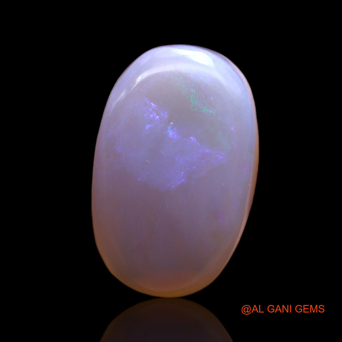 Natural Fire Opal Gemstone 11.00 Cts Loose Oval Cabochon From Australia 19x12x6 mm AC-64