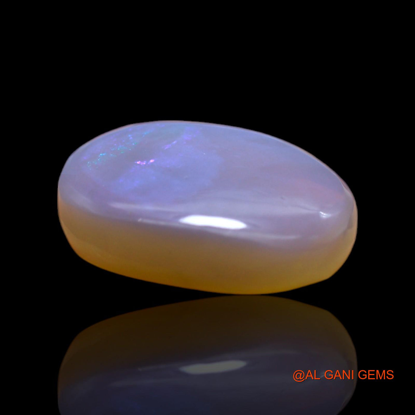 Natural Fire Opal Gemstone 11.00 Cts Loose Oval Cabochon From Australia 19x12x6 mm AC-64
