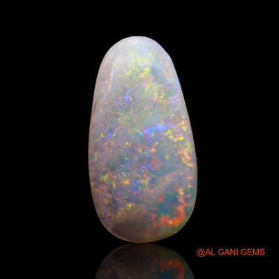 2.10 Cts Unheated Australian Fire Opal Loose Gemstone Fancy Cabochon Natural 16x8x2 mm AC-651
