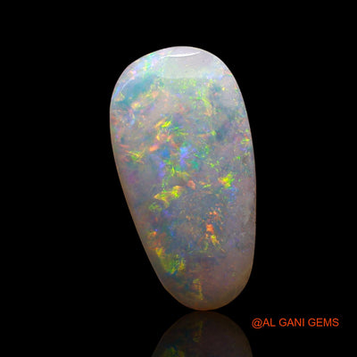 2.10 Cts Unheated Australian Fire Opal Loose Gemstone Fancy Cabochon Natural 16x8x2 mm AC-651