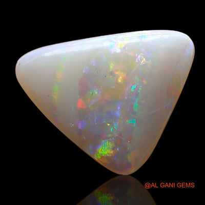 2.75 Cts Natural Australian Fire Opal Trillion Cabochon Loose Gemstone For Jewelry 13x10x3 mm AC-652