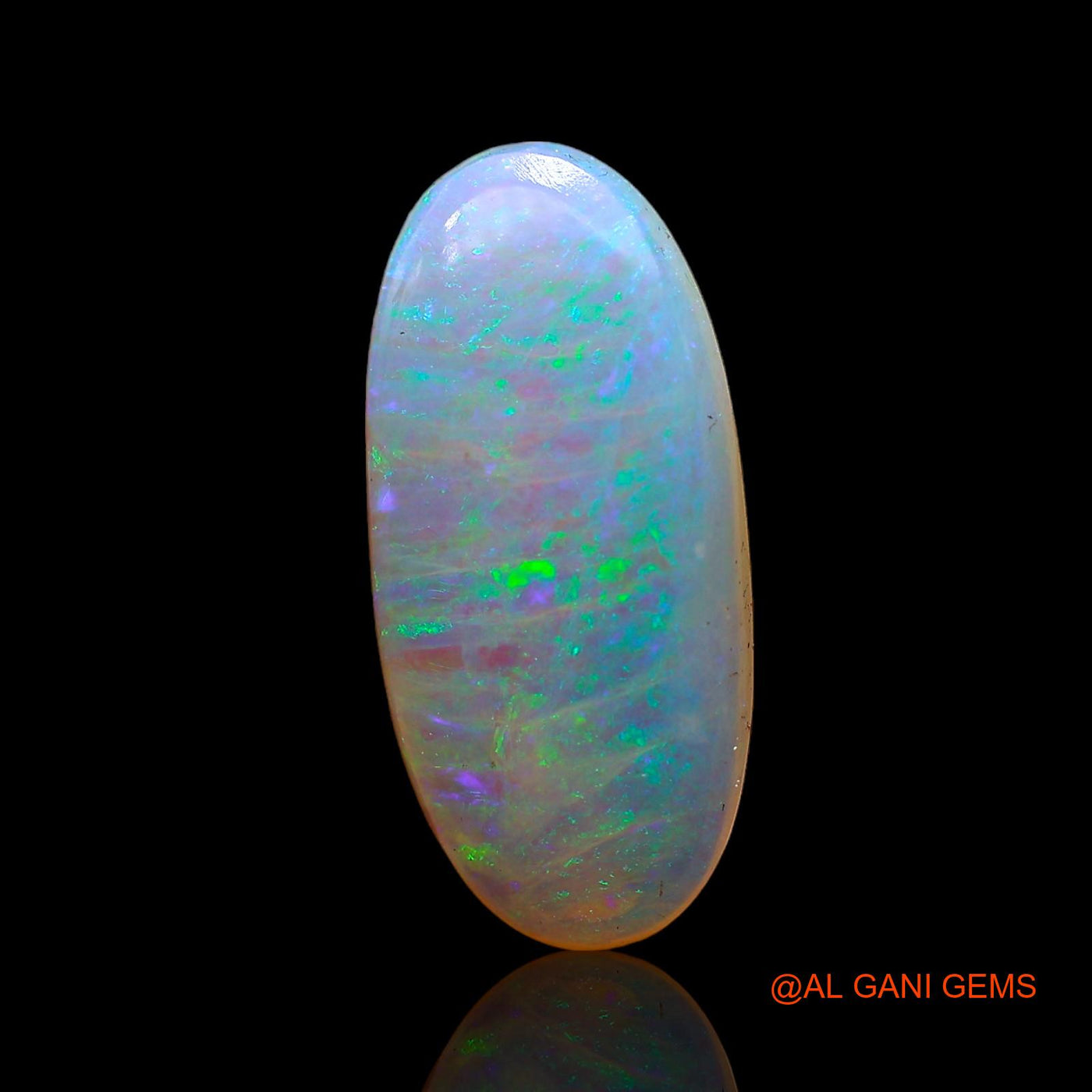 2.00 Cts Natural Australian Fire Opal Loose Gemstone Oval Cabochon 15x7x2 mm AC-656