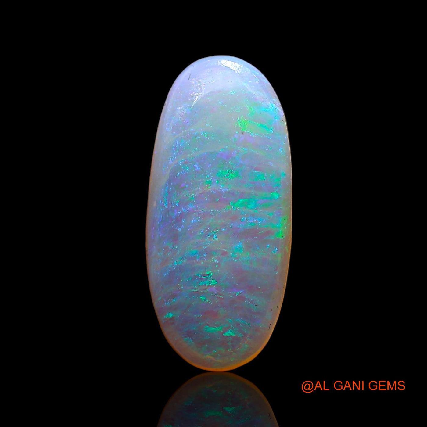 2.00 Cts Natural Australian Fire Opal Loose Gemstone Oval Cabochon 15x7x2 mm AC-656