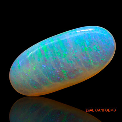 2.00 Cts Natural Australian Fire Opal Loose Gemstone Oval Cabochon 15x7x2 mm AC-656