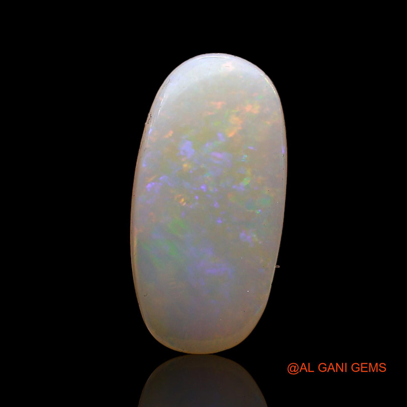 2.60 Cts Natural Australian Fire Opal Oval Cabochon Loose Gemstone For Jewelry 15x7x3 mm AC-658