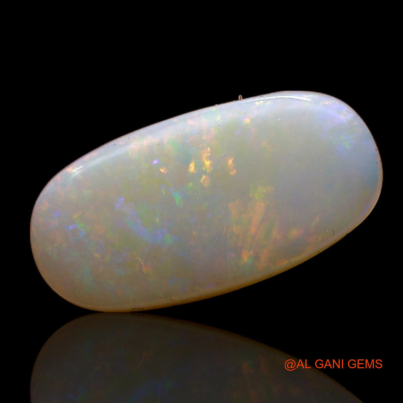 2.60 Cts Natural Australian Fire Opal Oval Cabochon Loose Gemstone For Jewelry 15x7x3 mm AC-658