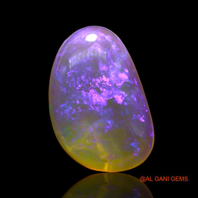 4.10 Cts Natural Australian Fire Opal Loose Gemstone Fancy Cabochon 14x9x4 mm AC-659