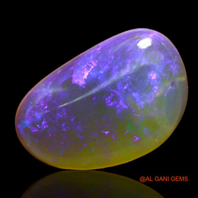 4.10 Cts Natural Australian Fire Opal Loose Gemstone Fancy Cabochon 14x9x4 mm AC-659