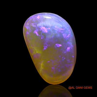 4.10 Cts Natural Australian Fire Opal Loose Gemstone Fancy Cabochon 14x9x4 mm AC-659