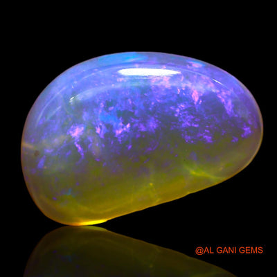 4.10 Cts Natural Australian Fire Opal Loose Gemstone Fancy Cabochon 14x9x4 mm AC-659