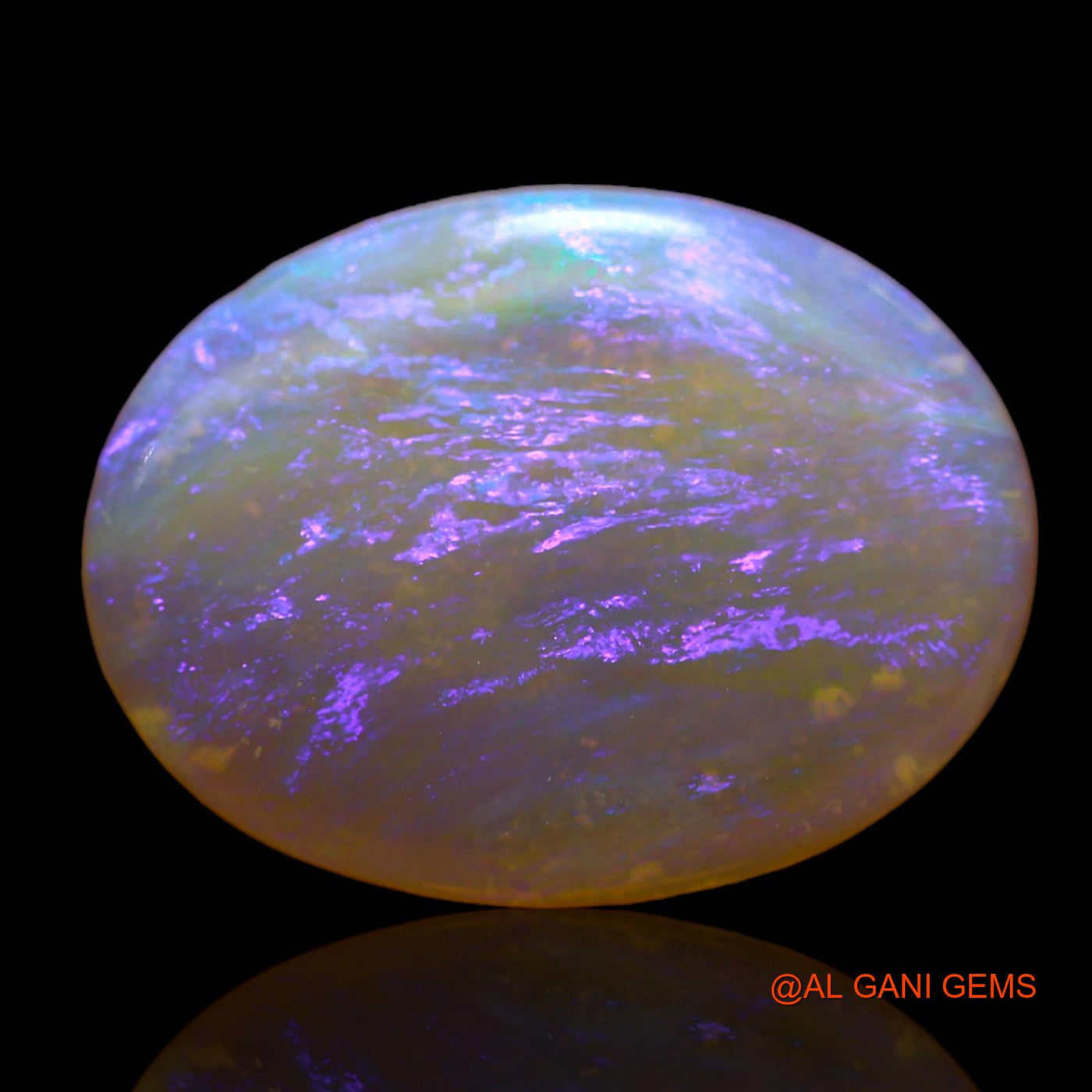2.30 Cts Natural Australian Fire Opal Oval Cabochon Loose Gemstone For Jewelry 14x10x2 mm AC-661